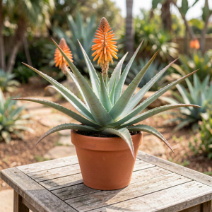 Aloe arborescens — Potted (Krantz Aloe)